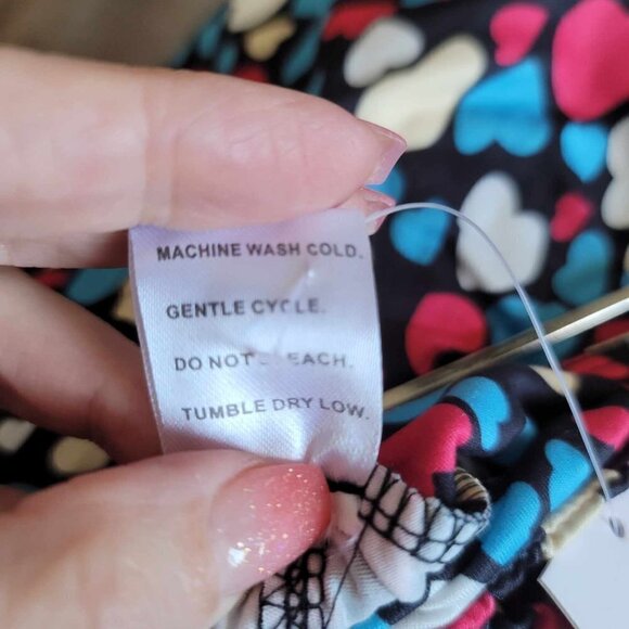 House and I brand - Red, blue and white hearts leggings. BNWT - Picture 3 of 5